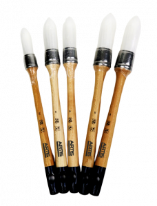 Lot brosses à rechampir expert acrylique - 5 pièces