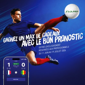 Grand Jeu de pronostics de foot ZOLPAN juin juillet 2026