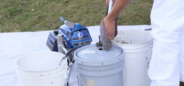 Nettoyer pistolet à peindre, nettoyage pulvérisateur peinture airless