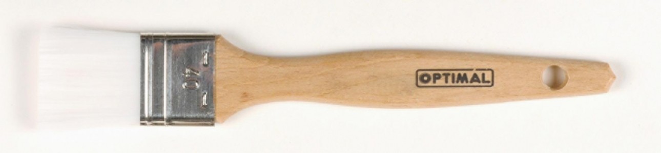 Brosse à dégraisser en nylon blanc