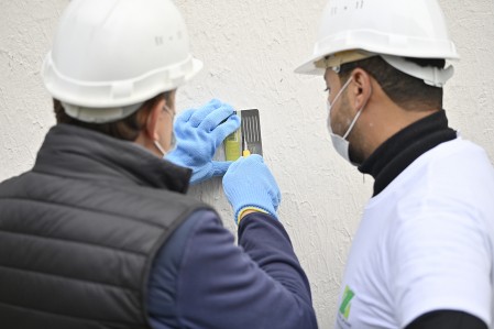 Assistance technique sur un chantier peinture façade et ITE