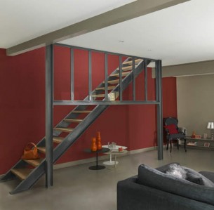 Salle salon intérieur décorée avec peinture métropolis infiniment zolpan 1