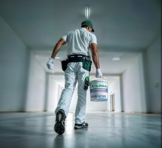 Peinture pour grand chantier int&eacute;rieur, peinture pour pistolet, peinture airless, peinture ZOLPAN