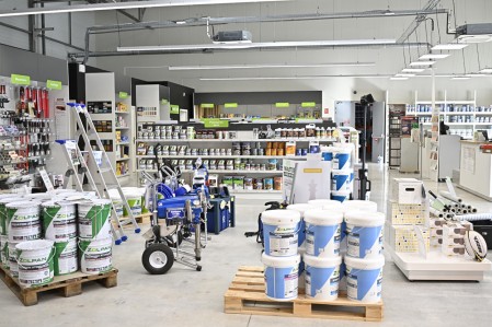 Magasin de peinture ZOLPAN, pulvérisateur airless, futs peinture, bidons peinture