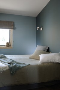 peinture chambre grise et bleue