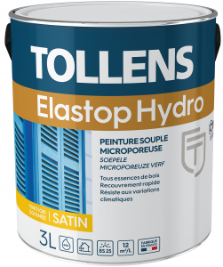 Peinture bois - Teintable - Souple microporeuse - Elastop Hydro Satin