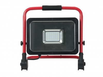 Projecteur portable de chantier LED 50 W - filaire - pliable