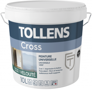 Peinture intérieure extérieure - Teintable - Universelle 4 en 1 - Cross