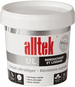 Enduit rebouchage, lissage allégée - UL