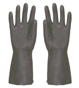 Gants néoprène noirs