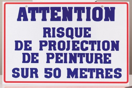 Panneau "attention projection"