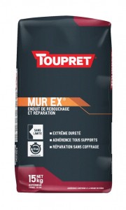 Enduit de rebouchage et de réparation MUR EX - TOUPRET
