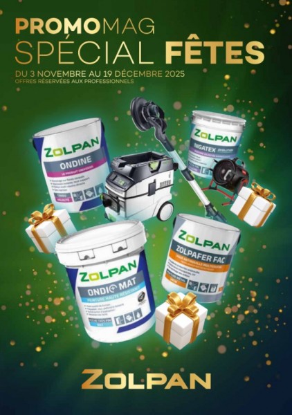 Promotion peinture ZOLPAN peinture TOLLENS pour les professionnels