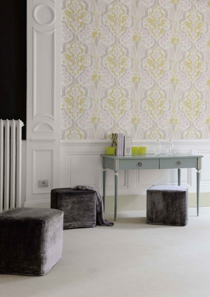 Salon blanc classique avec peinture intérieure Soft Poésie de la collection Infiniment Zolpan 2