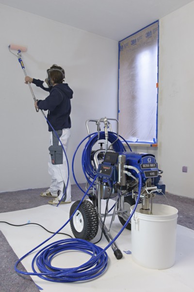 Pulvérisation peinture airless GRACO et ZOLPAN